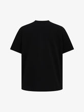 Retro Contrast Color Stitching Embroidered Letter T-shirt
